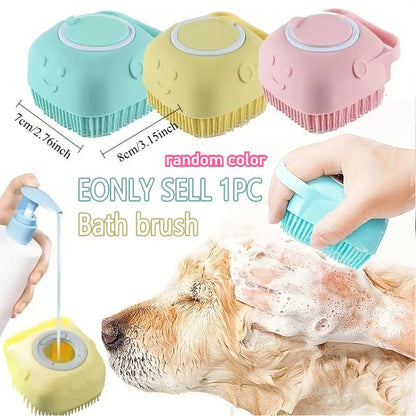 Pet Hair Removal Comb - 1 Count Grooming Brush and Deshedding Tool with One-Click Cleaning for Dogs and Cats, Essential Grooming Supplies and Accessories