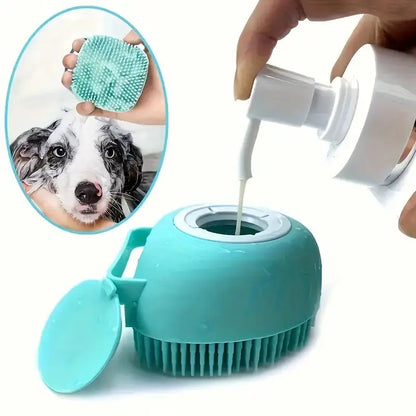 Pet Hair Removal Comb - 1 Count Grooming Brush and Deshedding Tool with One-Click Cleaning for Dogs and Cats, Essential Grooming Supplies and Accessories