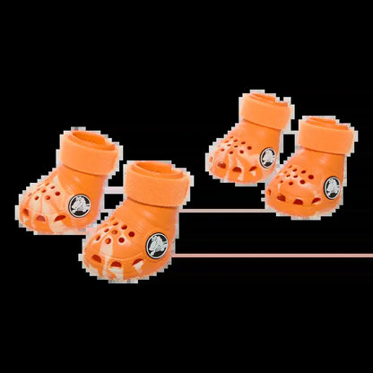 Barkbox Dog Shoes - Set of 4 | EVA Foam, Adjustable Strap, Breathable, Glow-in-the-Dark
