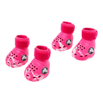 Barkbox Dog Shoes - Set of 4 | EVA Foam, Adjustable Strap, Breathable, Glow-in-the-Dark