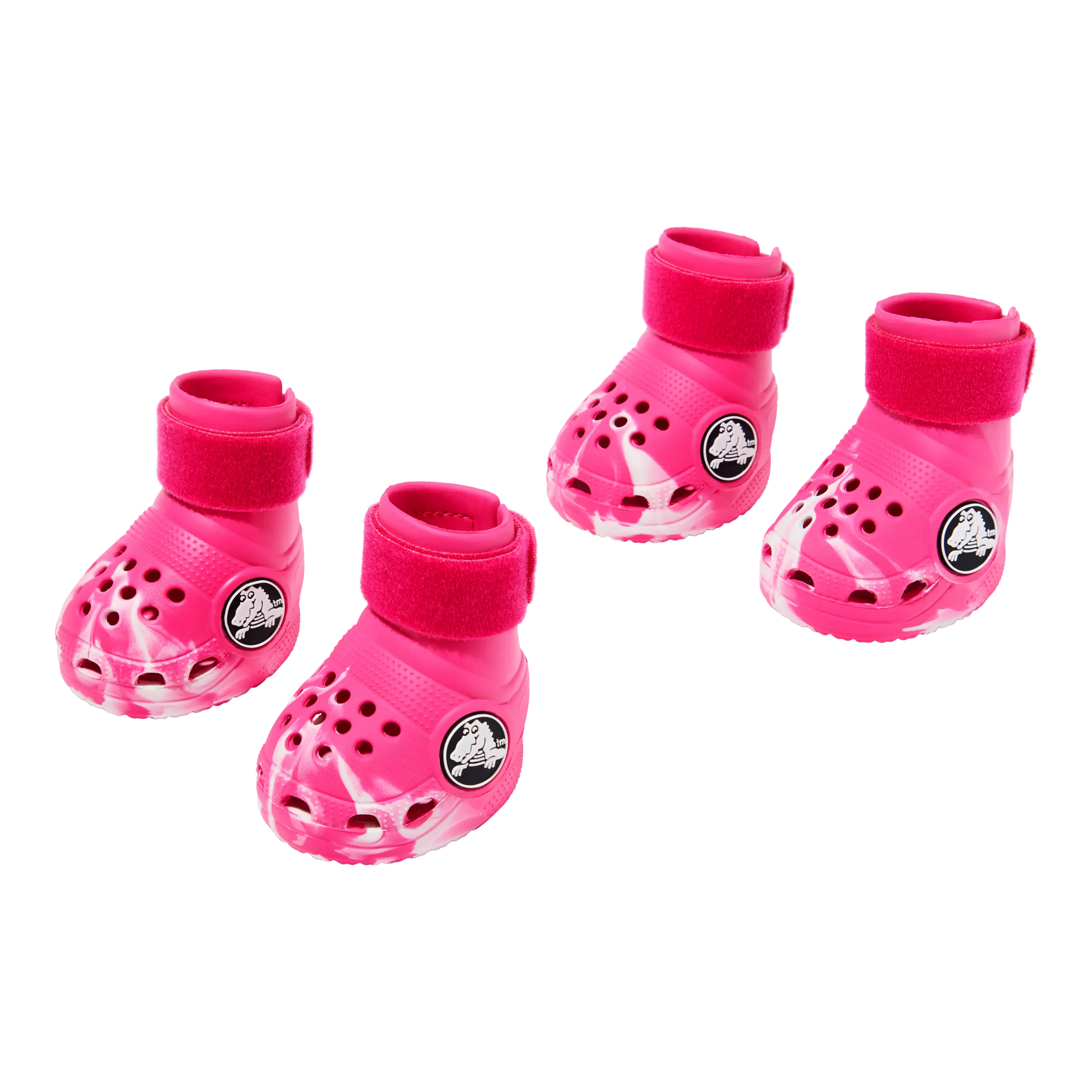 Barkbox Dog Shoes - Set of 4 | EVA Foam, Adjustable Strap, Breathable, Glow-in-the-Dark