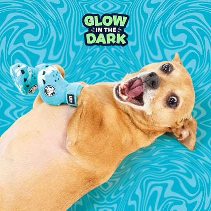Barkbox Dog Shoes - Set of 4 | EVA Foam, Adjustable Strap, Breathable, Glow-in-the-Dark
